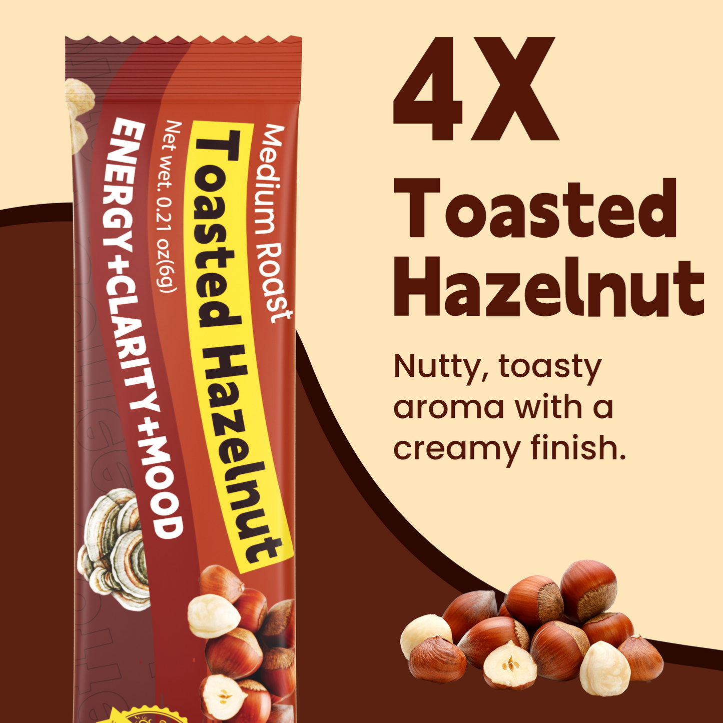 Wepbio 11 in 1 Instant  Mushroom Coffee-Variety Pack-16 Sticks