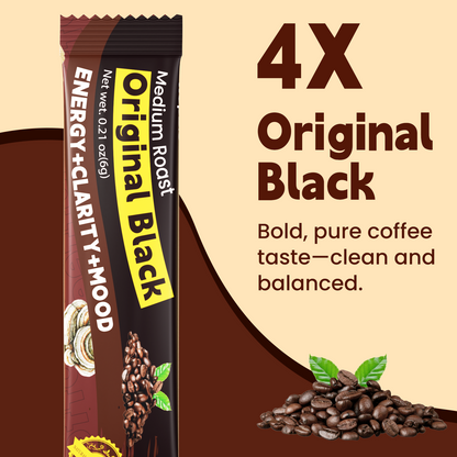 Wepbio 11 in 1 Instant  Mushroom Coffee-Variety Pack-16 Sticks
