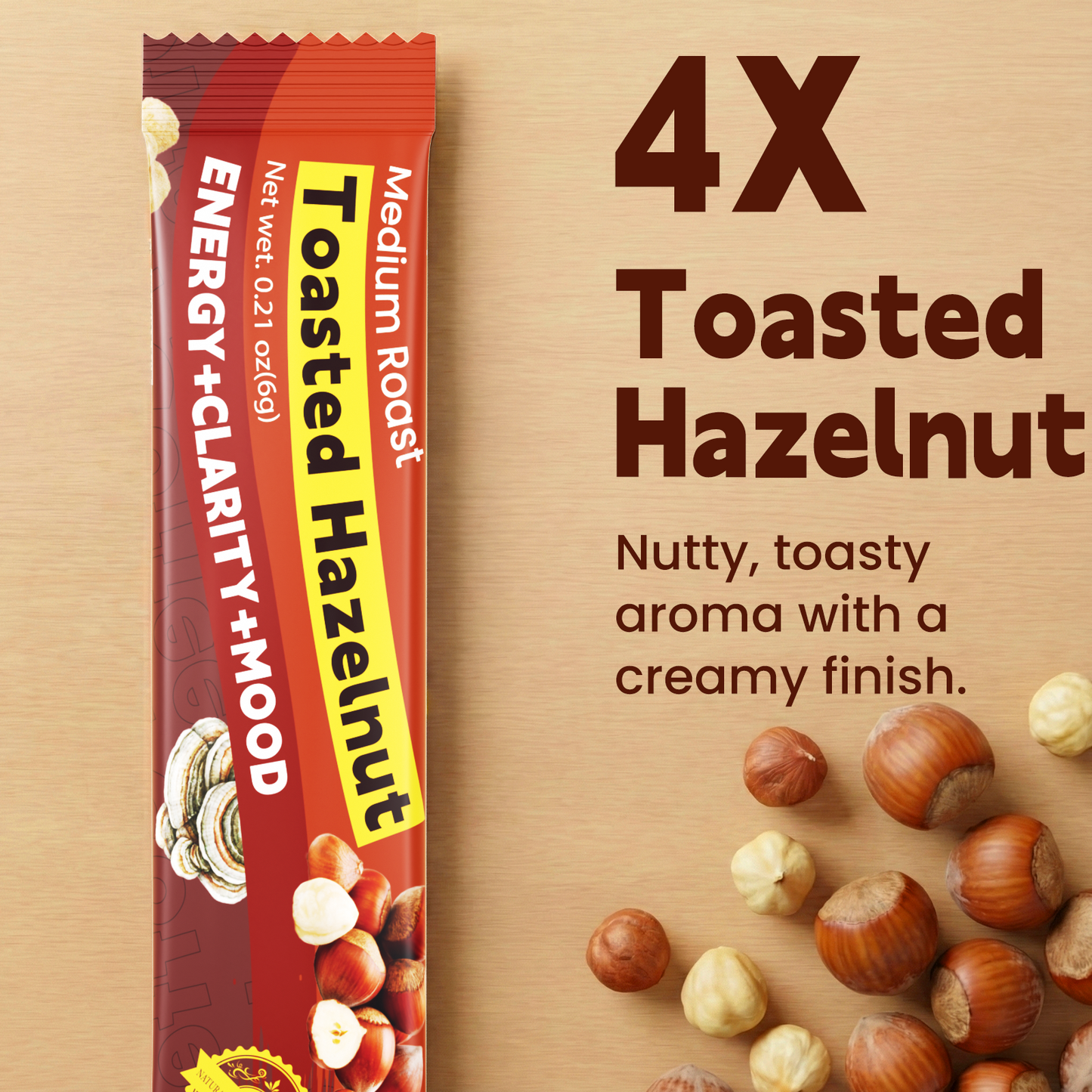 Wepbio 11 in 1 Instant  Mushroom Coffee-Variety Pack-16 Sticks