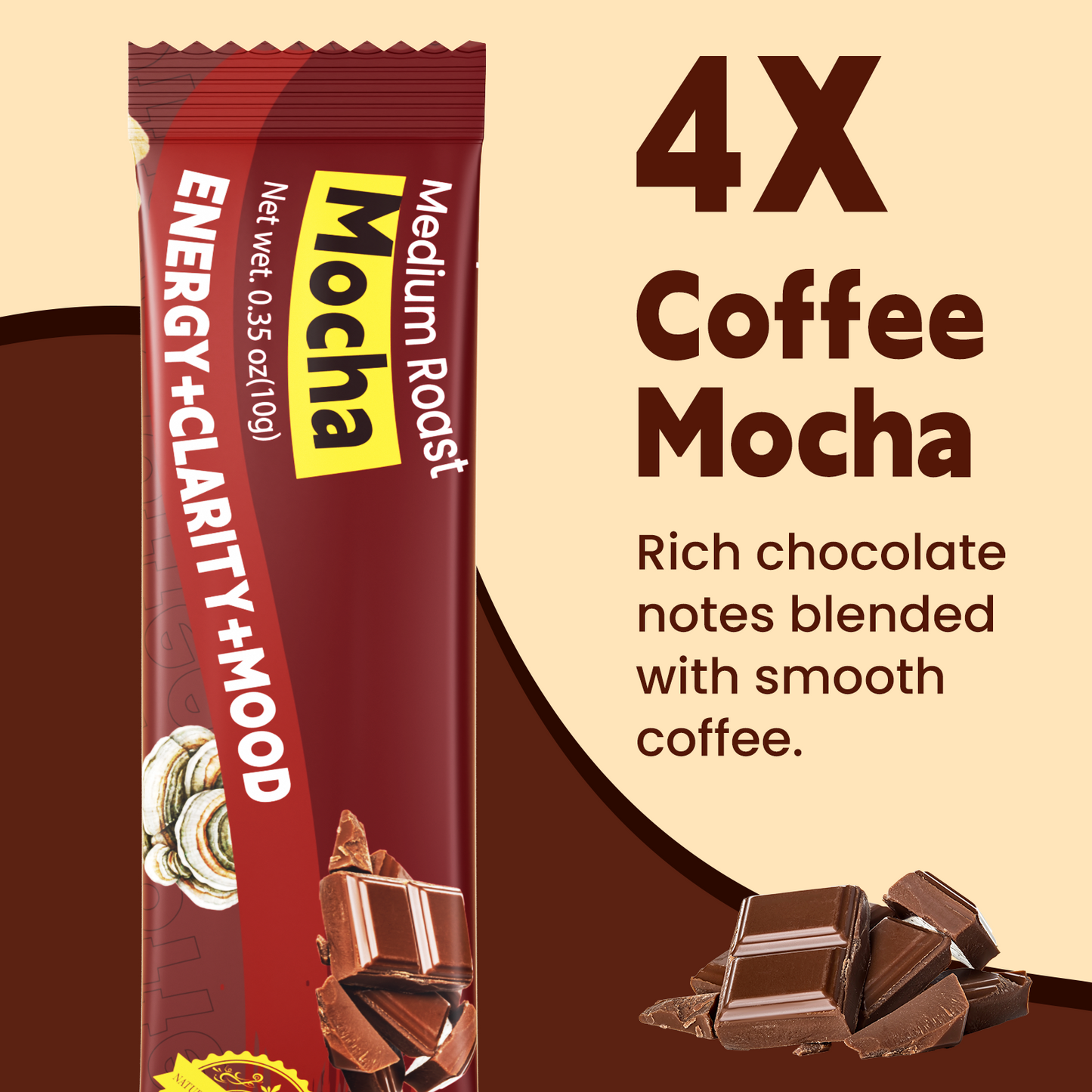 Wepbio 11 in 1 Instant  Mushroom Coffee-Variety Pack-16 Sticks