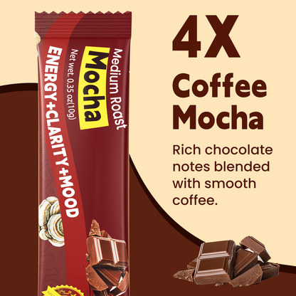 Wepbio 11 in 1 Instant  Mushroom Coffee-Variety Pack-16 Sticks